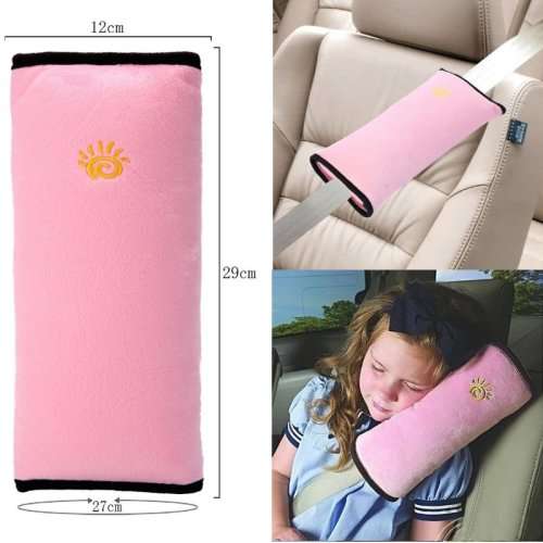 Seat belt cushion pillow