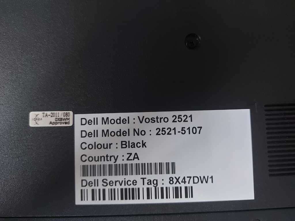 DELL VOSTRO 2521: DELL I5-3337U
