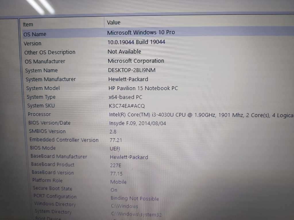 HP Pavilion Beatsaudio Intel® Core i3 -4030U