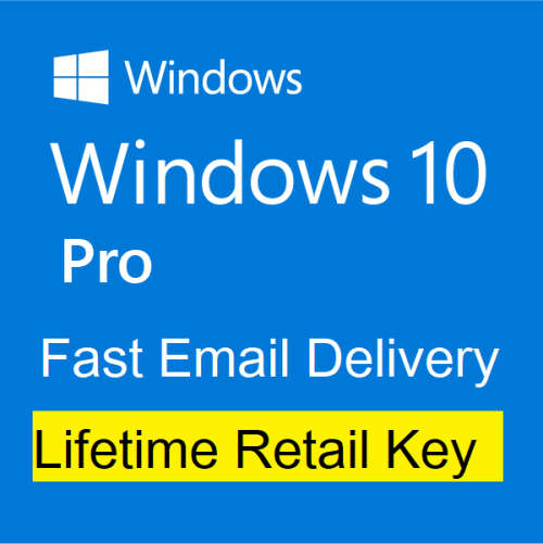 WINDOWS 10 PROFESSIONAL  | LIFETIME ACTIVATION | GENUINE LICENSE KEY | 32 AND 64 Bit (MEGA SALE)