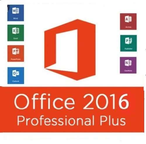 MICROSOFT OFFICE PROFESSIONAL 2016 | LIFE ACTIVATION | 32 AND 64 Bit