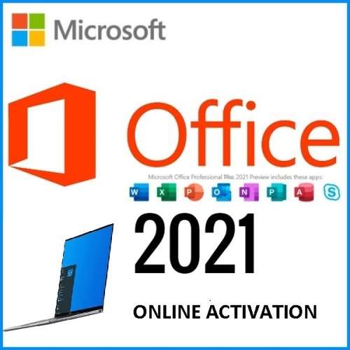NEW | MS OFFICE 2021 PROFESSIONAL | ONLINE ACTIVATION |  RETAIL LICENSE KEY |  32 AND 64 bit
