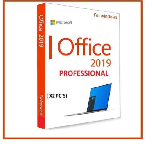 OFFICE PROFESSIONAL 2019  X2 PC`s