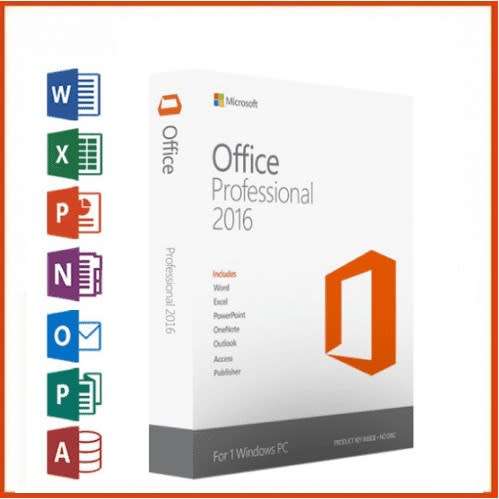 MICROSOFT OFFICE PROFESSIONAL 2016 | LIFE ACTIVATION | 32 AND 64 Bit