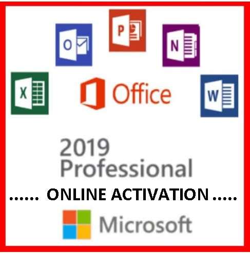 OFFICE 2019 (ONLINE ACTIVATION)
