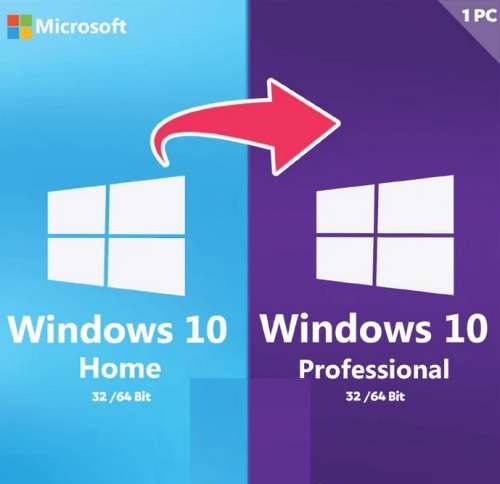 WINDOWS 10 HOME TO PRO UPGRADE KEY