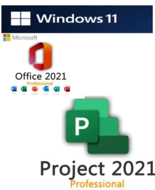SUPER SALE | Windows 11 Pro + Office Professional 2021 + Project Professional 2021