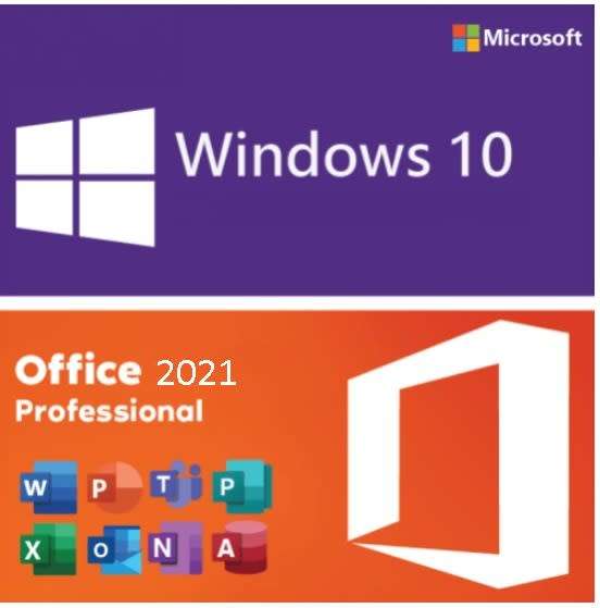 Office 2021 Pro + Windows 10 Home