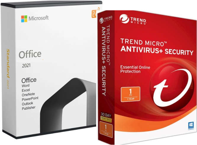Microsoft Office 2021 + Trend Micro Antivirus