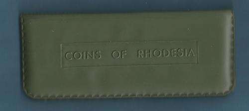 Rhodesia,  1975,Set of 7 Coins in Plastic Folder     View scans