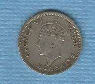 Southern Rhodesia,  1947, King George V1, Three Pence Coin     View scans