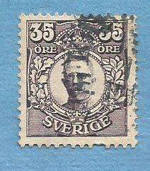 Sweden. 1911/19. King Gustav. 1 Used Stamp .CV /-R 5.00 View scans