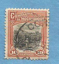 Companhia Mocambique.1918.Landscapes - Sisal. 1 Used slightly marked hinge. CV+/- R 20.00 View scans