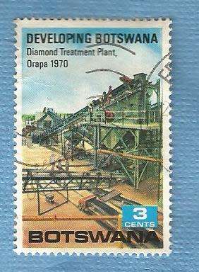 Botswana.1970. Developing Botswana. 1 Used Stamp.  C V+/ - R 5.00 View scans