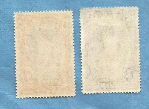 Toga.1938. 20th Anniv Reign of Queen Salote. 2 Mint Stamps. CV +/- R 121.00 View scans