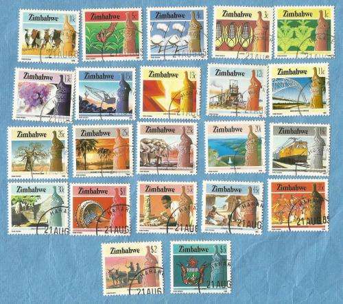 Zimbabwe.1985.National Infrastructure.Set of 22 Used NH CV +/- R 507.00 View scans