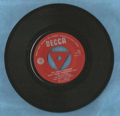 7 Single Vinyl Decca Record.The Rolling Stones.No Satisfaction. See Desc.below.V R 65.00 View scans