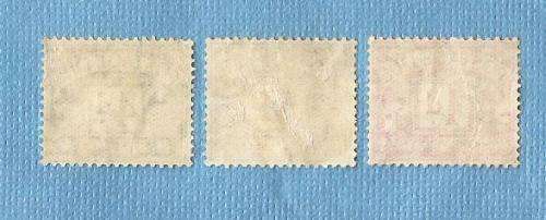 Great Britain.1924/31. Numerical Stamps. 3 Mint Stamps. CV+/- R 88.00  View scans