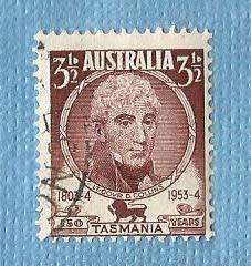 Australia.1953. 150th Anniv.First Office in Tasmania. 1 Used stamp. CV+/- R 5.00 View scans
