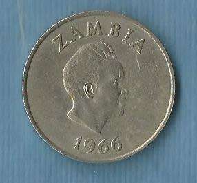 Zambia. 1966. Wild Antelope. Two Shillings Coin. R 121.00  View Scans