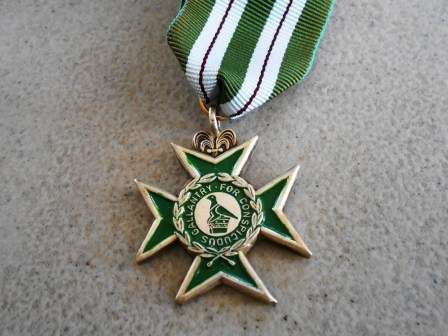 Rhodesian Prison Cross for Gallentry Medal