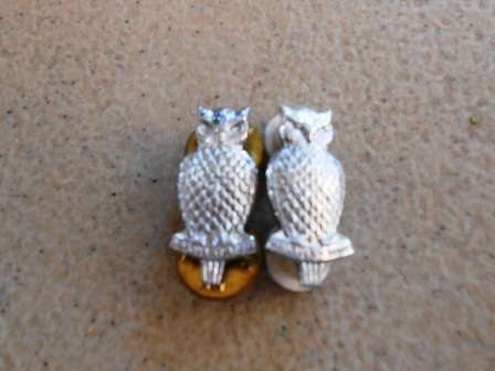 Pair of Military intelligence Collar badges