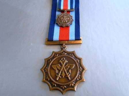 Military Merit Medal Set - Full size and Miniature