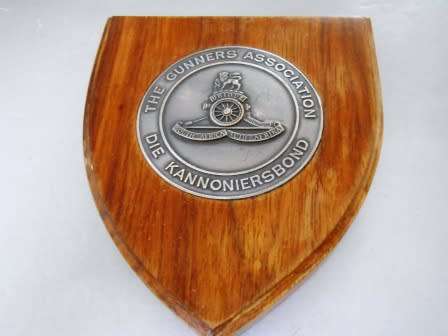 Gunners Association Plaque