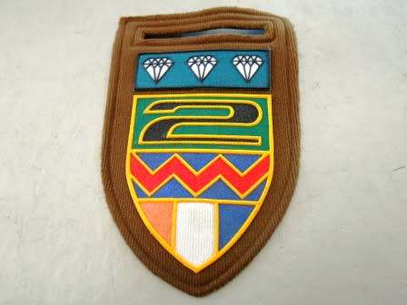 2 South African Infantry Battalion Nutria Shoulder Flash