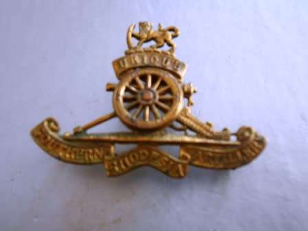 Southern Rhodesia Artillery Cap Badge *** Hard to Find ***