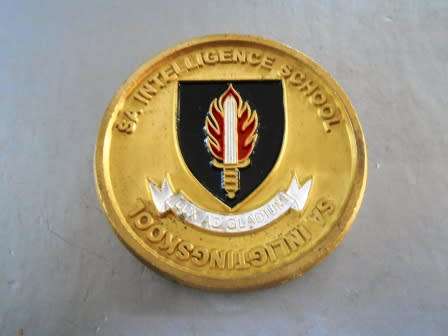 SA Intelligence School Medallion