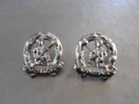 Matching Pair Commando Mess Dress Collar Badges