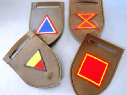 Set of Company Nutria Shoulder Flashes