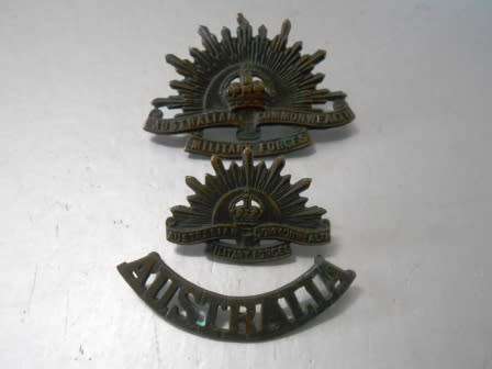 WWII Australian Badge set