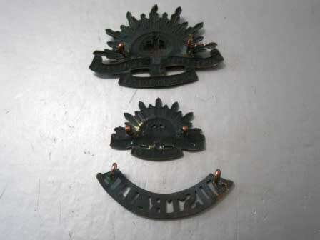 WWII Australian Badge set