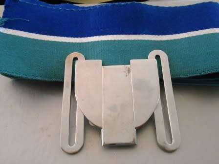 Rhodesian Psychological Warfare Belt Buckle and Belting