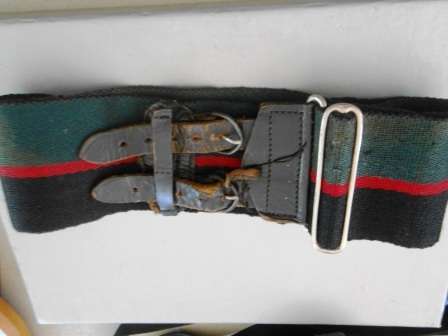 Rhodesian Regiment Stable Belt *** Leather Straps and Stitching loose ***