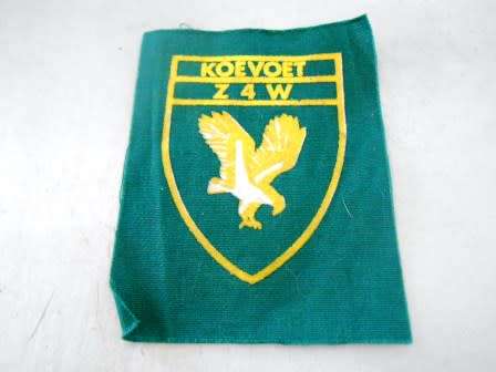 Koevoet Z 4 W Shoulder Patch *** hard to Find ***