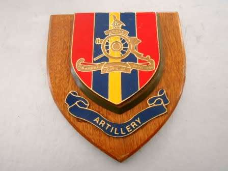 Zimbabwe Artillery Plaque