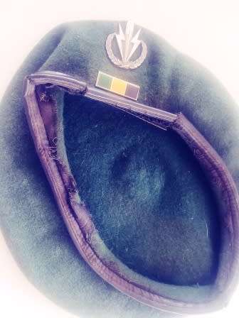 4 South African Infantry Beret *** Beret is in poor condition ***