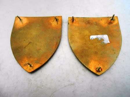 Matching pair TSC (Technical Service Corps) Shoulder Flashes - Early type enamel
