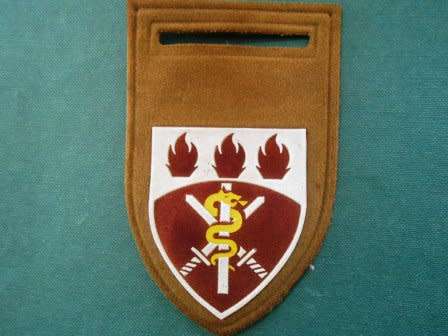 Medical Training Command Nutria Shoulder Flash *** Very Rare ***