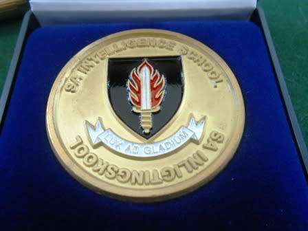 SA Intelligence School Medallion