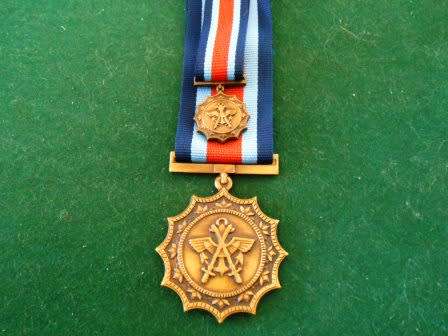 Military Merit Medal Set (Full Size and Miniature)