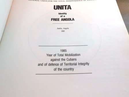 Unita Identity of a Free Angola