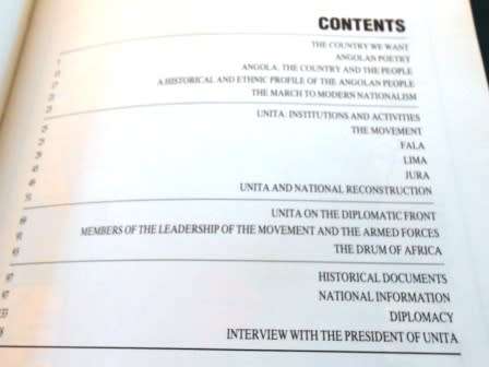 Unita Identity of a Free Angola
