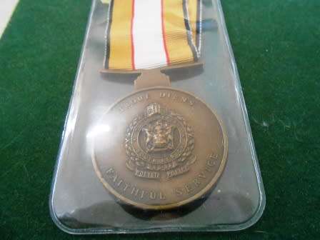 SA Railway Police Faithful Service Medal