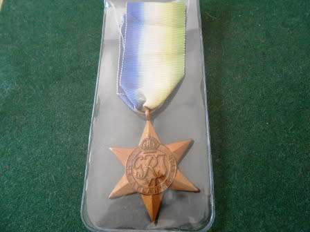 WWII Atlantic Star Medal *** Full Size ***