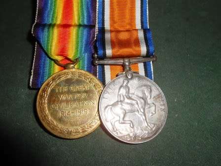 WWII Set of Medals to Pilot in RFC / RAF