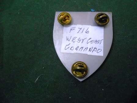 West Coast Commando Shoulder Flash